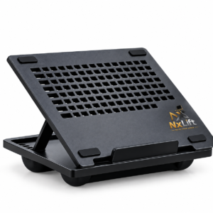 Nxlift Ergonomic Vented Adjustable Laptop Stand Riser with Swivel Base