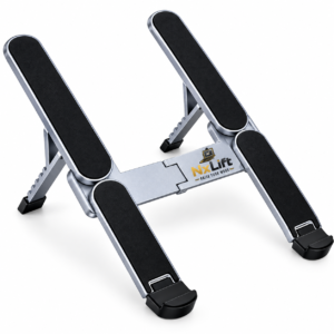 Nxlift Ergonomic Folding Aluminum Laptop Stand with Multi-Angle Adjustment