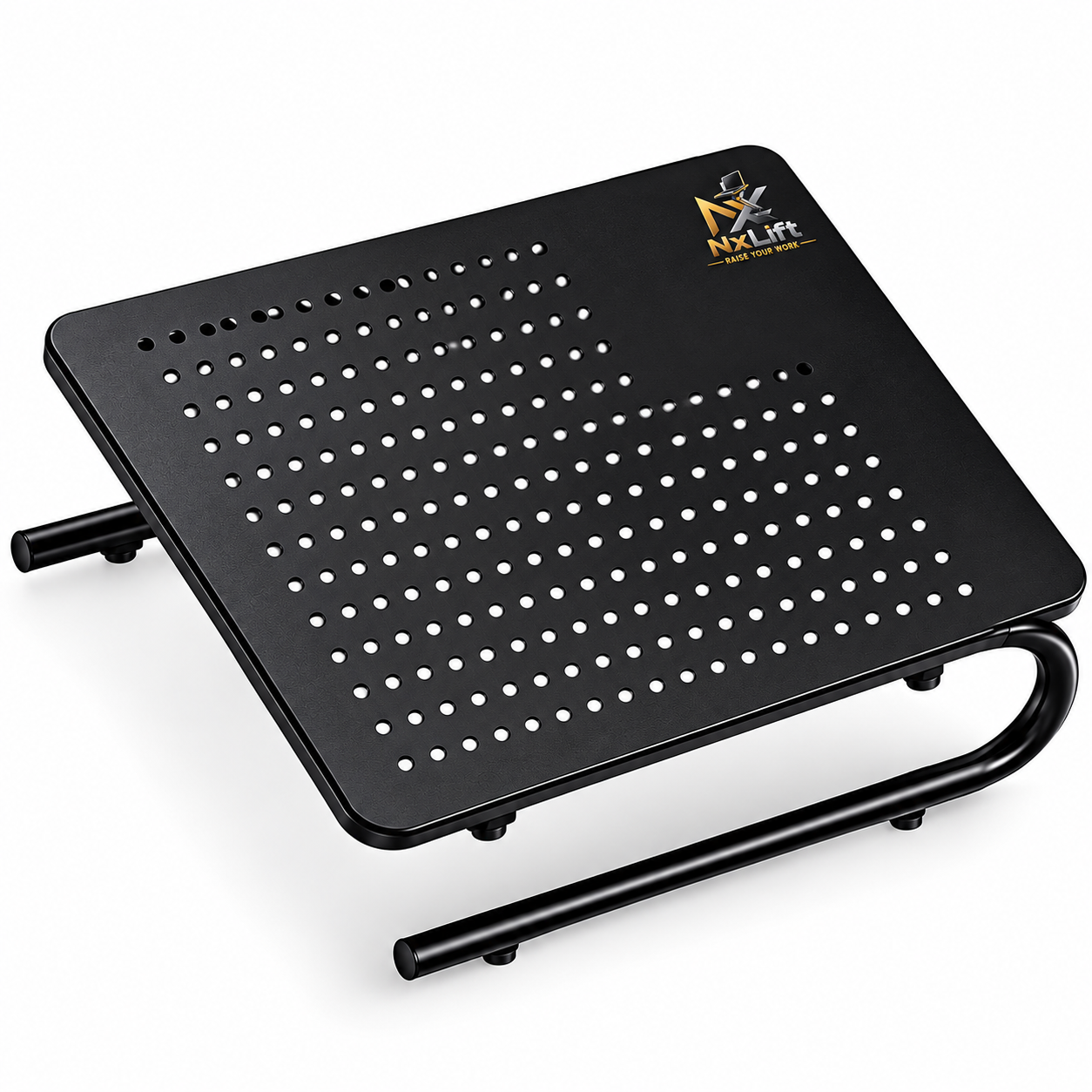 Nxlift Ergonomic Vented Metal Laptop & Monitor Stand Riser