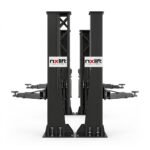 Nxlift Heavy-Duty Matte Black 2-Post Hydraulic Vehicle Lift