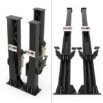 Nxlift Heavy-Duty Matte Black 2-Post Hydraulic Vehicle Lift - Image 2